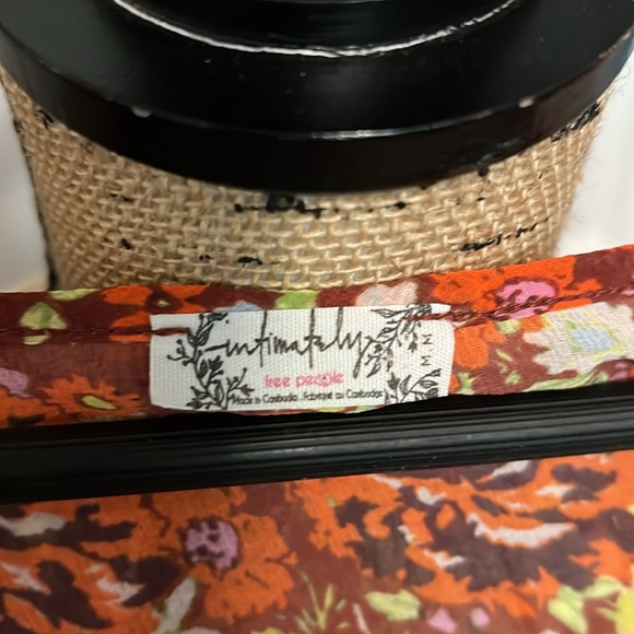 Intimately Free People Say It To Me Bodysuit Blouse Floral Boho - Picture 4 of 10